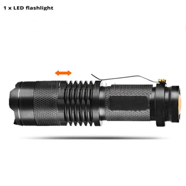 Освещение и освещение CREE XM-L L2 T6 Q5 14500 светодиодный фонарь тактический фонарь алюминиевый водонепроницаемый фонарь с регулируемым светом - Испускаемый цвет: Type A
