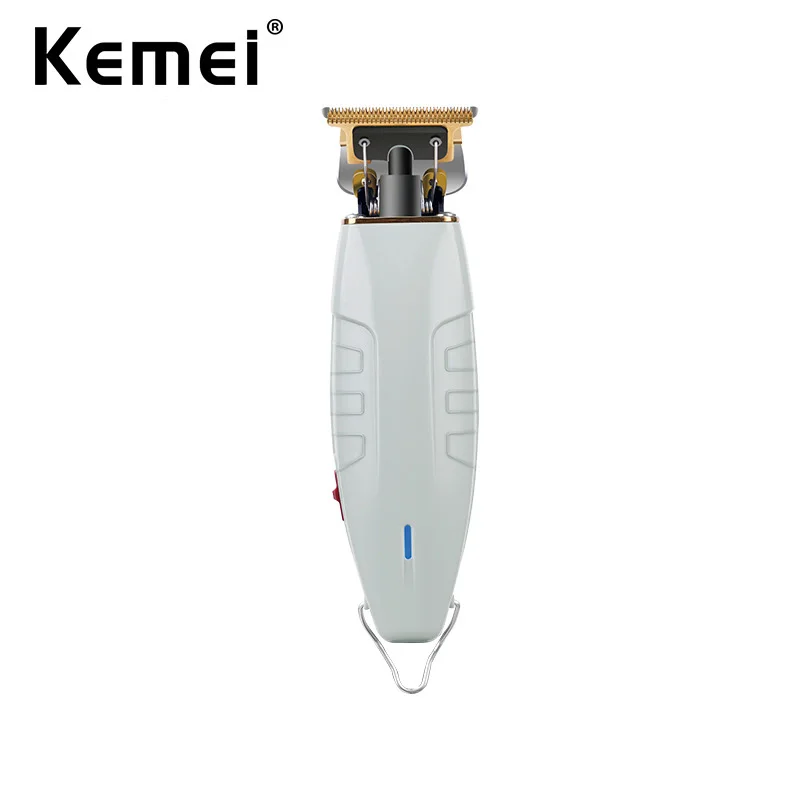 Kemei 1931 Professional T-Outliner Beard Hair Trimmer with T-Blade Mower for All-around Outlining Dry-shaving and Fading Cutter