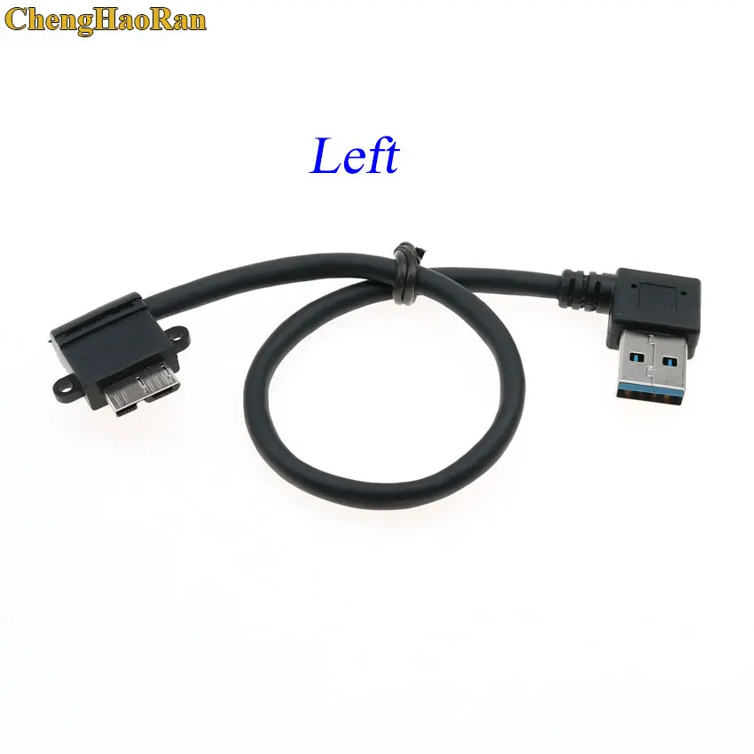 Premium USB Type A to Type C to Micro B Data Cable for External Hard Drive and Mobile HDD Data Transfer