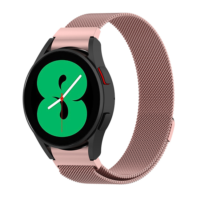 Gaps Magnetic Loop Strap For Samsung Galaxy Watch 4 Classic 46mm 42mm/Watch 4 44mm 40mm Wrist Band Curved end Metal Bracelet