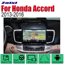 ZaiXi Android автомобильный Радио Стерео gps навигация для Honda Accord 2013~ Bluetooth wifi 2din автомобильный мультимедийный плеер аудио
