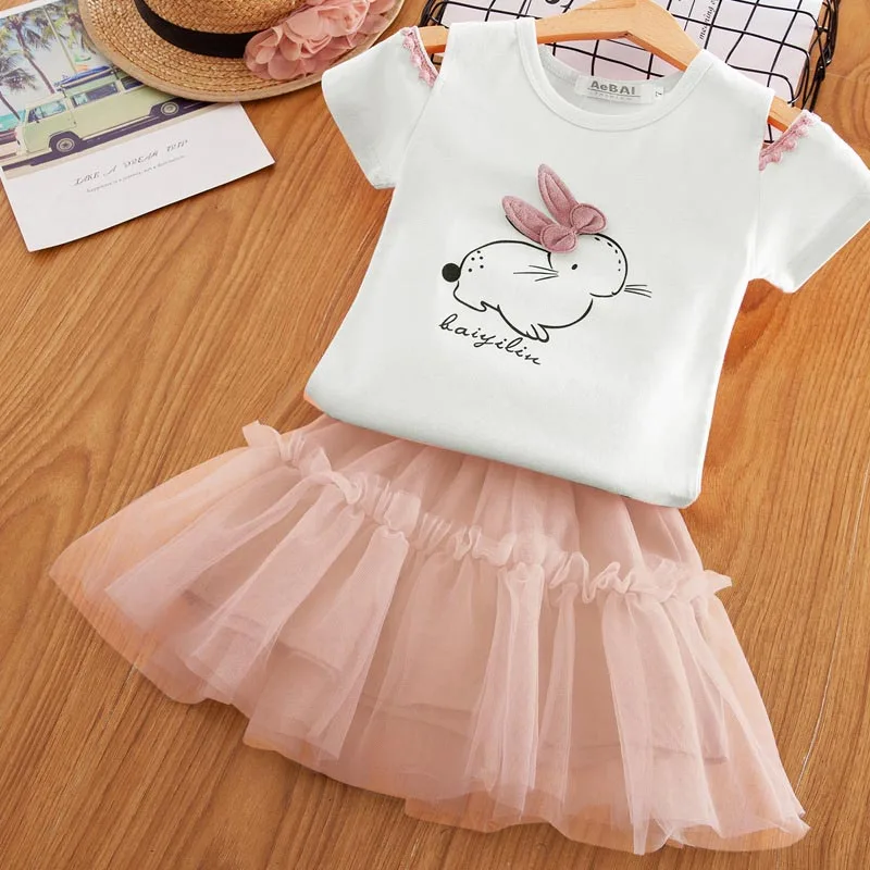 White 133 Vgiee Girls Dresses Summer Brand Kids Party Birthday Princess Dresses for Girl 3 Years Baby Outfits Clothes Children Dress - Цвет: White 133