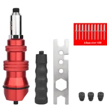 Adaptateur de pistolet de rivetage électrique, perceuse sans fil, Rivet écrou, outil de rivetage 2.4mm 6.4mm