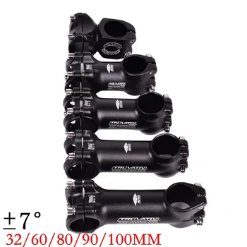 

XC AM MTB Bike Stem 25.4/31.8mm* 32/60/80/90/100mm 7 Degree Bicycle Stem For Mountain Road City Bike Bicycle Cycling parts