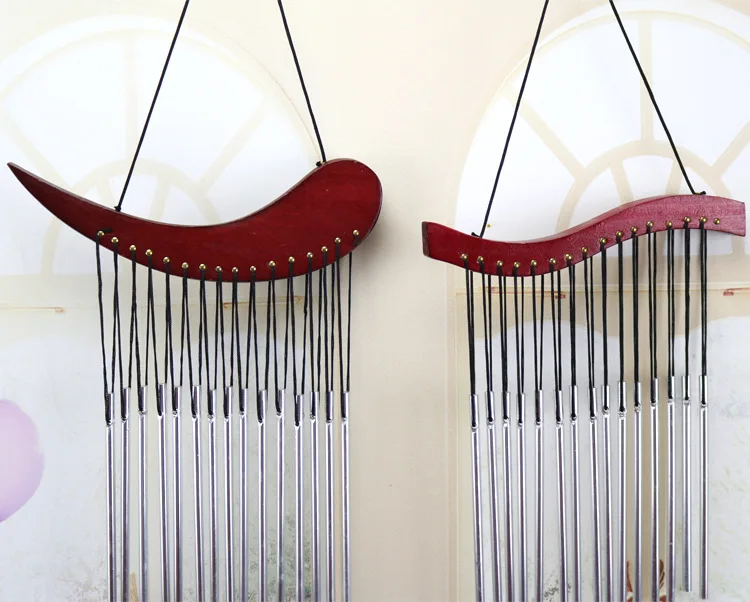 A Generation of Fat Multi-Tube Solid Wood Geometric Shapes Rust-proof Metal Tube Retail Home Pendant Hanging Decoration Students