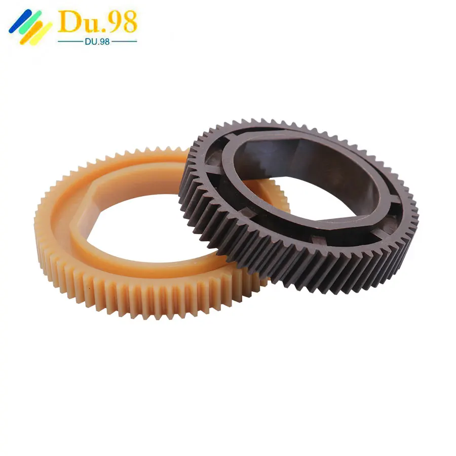 3SETS Compatible dc4110 Upper Fuser Gear for XEROX 4110 4127 4595 D95 D110 D125 900 UPPER GEAR SPARE PARTS YELLOW AND BROWN SET |