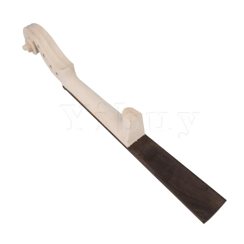 Yibuy DIY аксессуары черного цвета дерева 1/2 скрипки фитинги с шеей Peg Type1