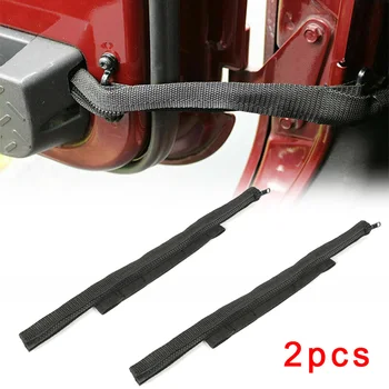 

Door Limiting Straps Wire Protecting Harness Black For Jeep Wrangler JK 2007-17