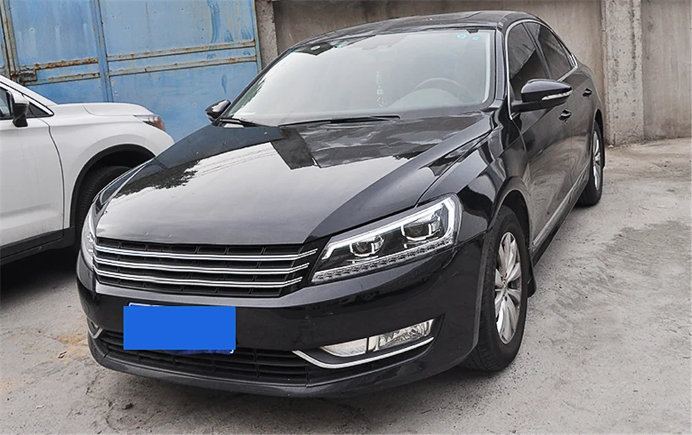 Пара для VW Passat светодиодный фары 2011- Passat HID фары биксеноновые фары противотуманные дневные ходовые огни динамический поворот