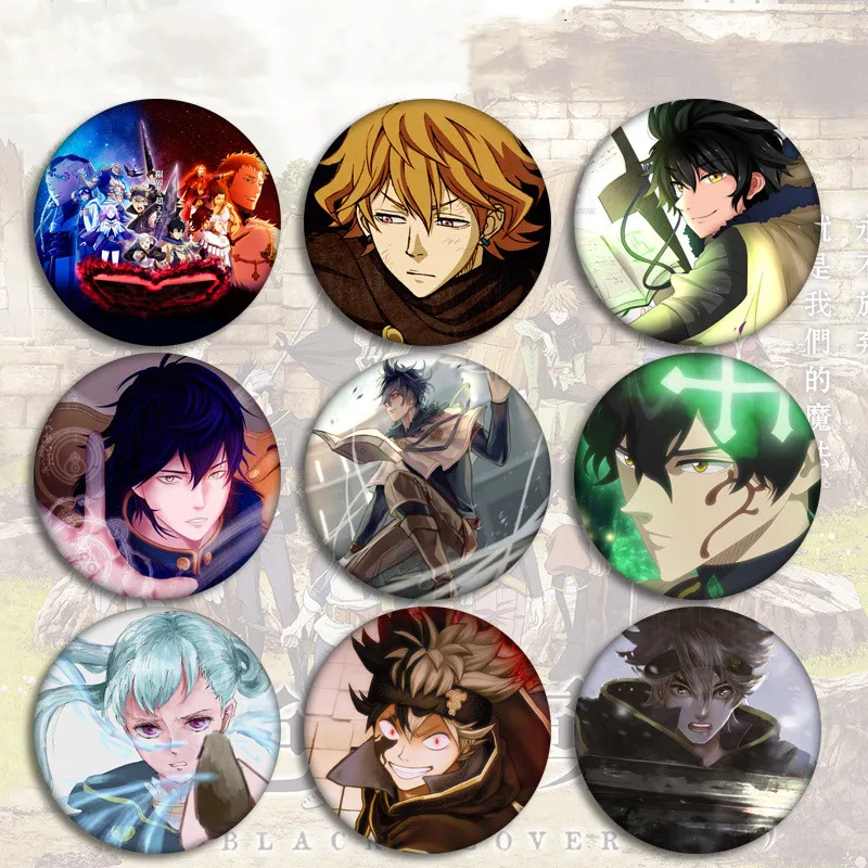 picture Black Clover Nero Icons anime black clover badges on a backpack noell silva asta yuno anime icons pins badge diy decoration gifts brooches metal badges
