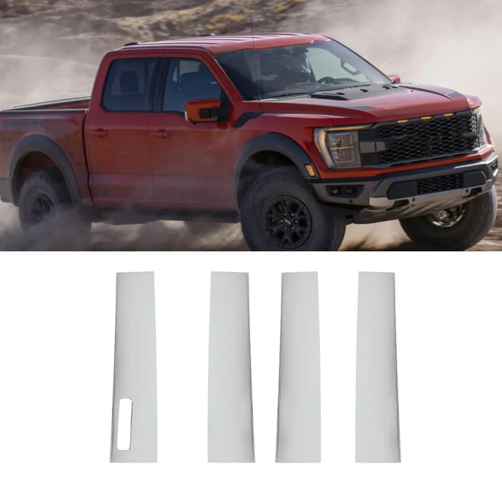 

Новинка Стайлинг автомобиля из нержавеющей стали для Ford F150 2021 LHD декоративная крышка для окна декоративные наклейки внешние автомобильные молдинги 4 шт.