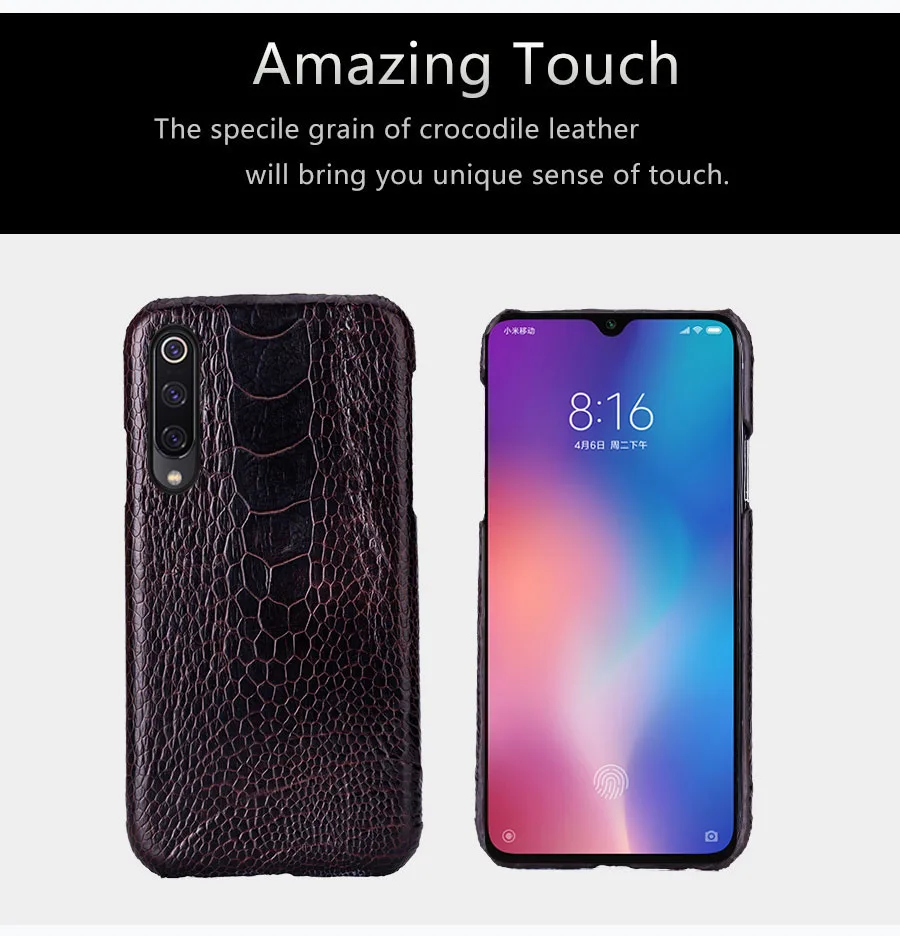 Чехол для телефона для Xiaomi mi 8 9se9T A1 A2 A3 lite Max 2 3 mi x 2s 3 Poco F1 натуральный страусовый кожи для Redmi Note 4 4x 4A 5 6A 7A Pro