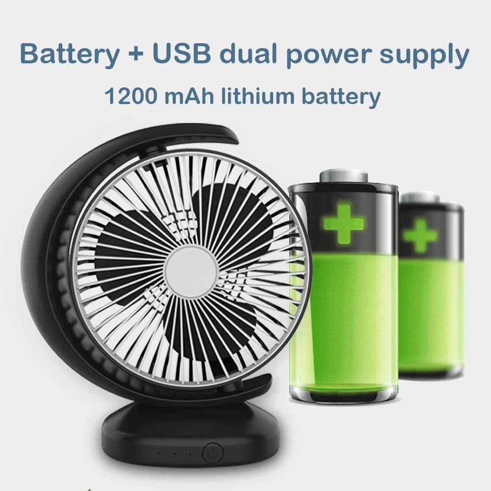 1 шт. мини-вентилятор с аккумулятором USB Перезаряжаемый вентилятор с 3 скоростями домашний офисный Настольный охладитель вентилятор летний охладитель воздуха