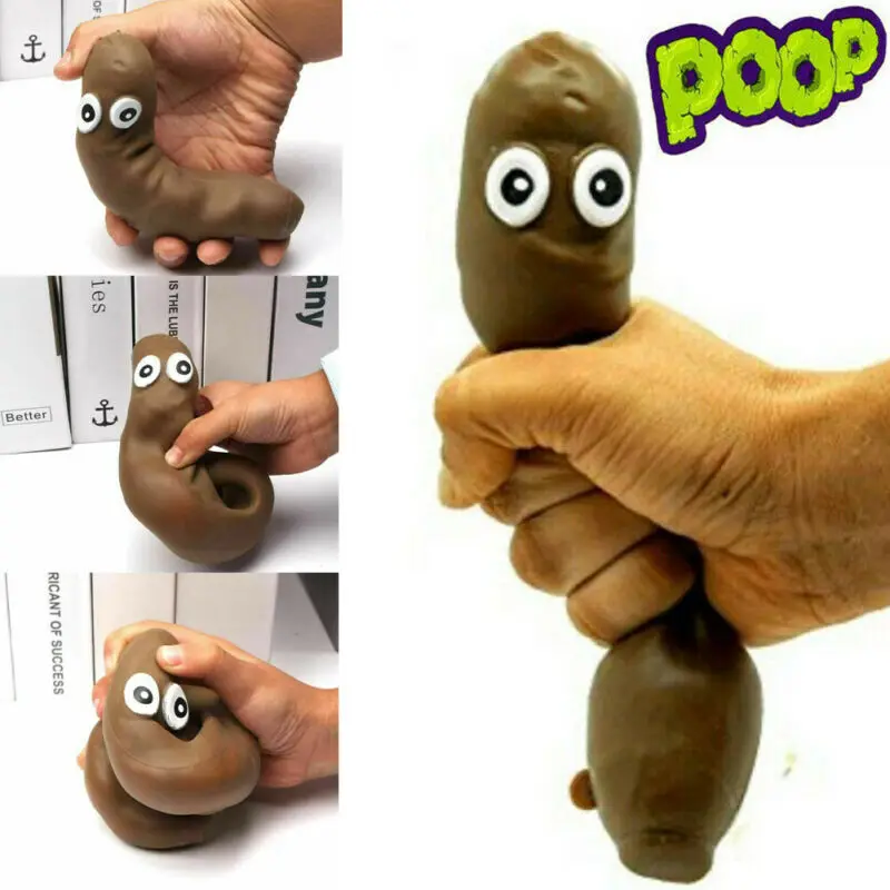 

Kids Novelty Relax toys squishy squishies soft Novelty Squeeze Turd Stretchy Poo Stress Relief Squeeze Hand Toy Prank Poop Toy