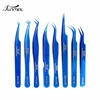 Vetus MCS Series Dream blue colors Russian Volume Bloom Eyelash Extension Tweezers Stainless Precision High-quality Lash Tool ► Photo 1/6