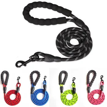 

Durable dog leash, pet dog walking and running leash, strong reflective lead rope can pull small, medium and large dogs