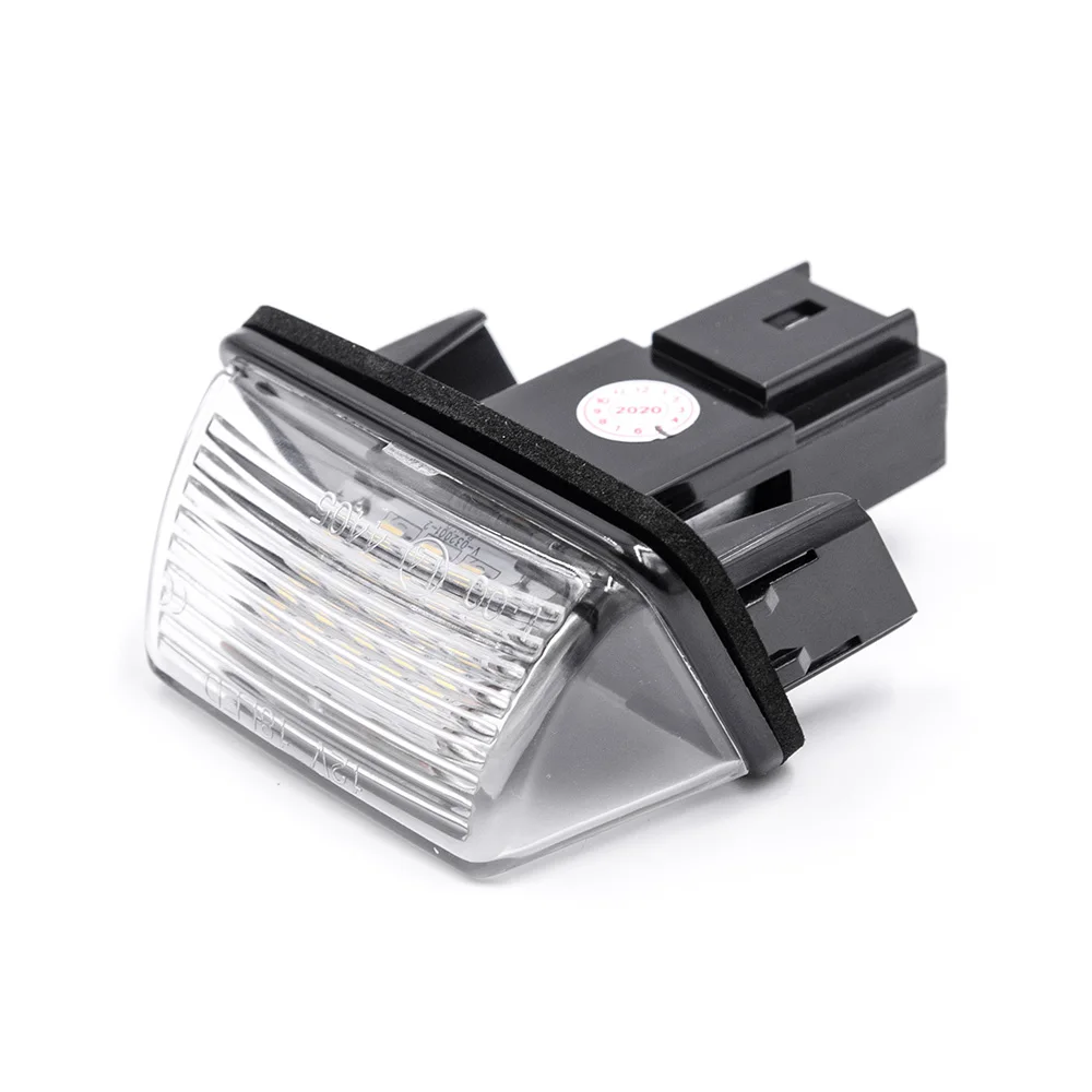 2 шт. светодиодные лампы для номерного знака Peugeot 206 207 306 307 308 406 407 5008 Partner Citroen C3 Ii C4