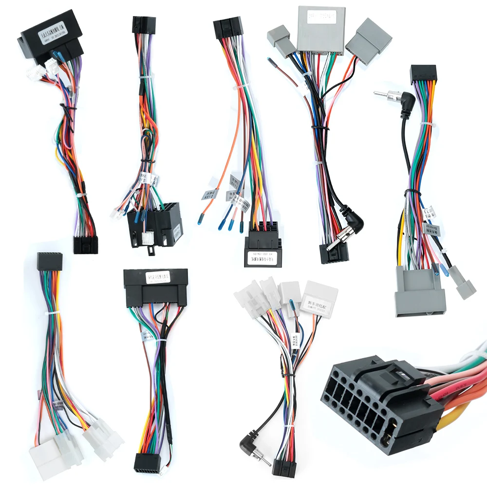 2 Din Car Android Radio Cable Universal for Suzuki Buick Volkswagen ISO ...