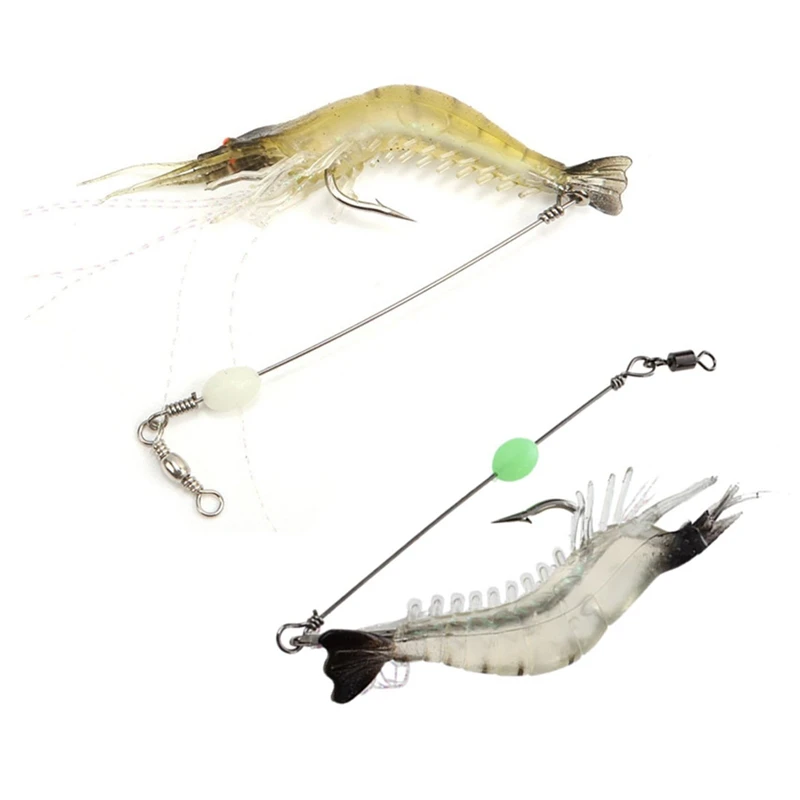 2 шт. Мягкая приманка биомиметическая рыболовная бионические креветки