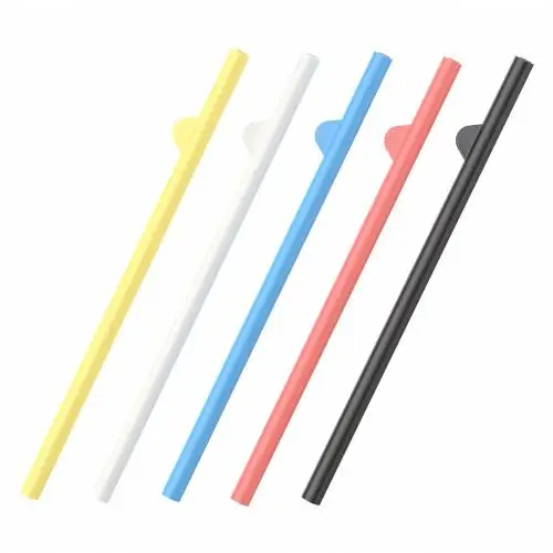 5pcs 5 шт. съемные многоразовые пластиковые соломинки для ужина, дома, бара, принадлежности для питья, прямые соломинки для дома, кухни, бара, вечерние аксессуары - Цвет: 5pcs