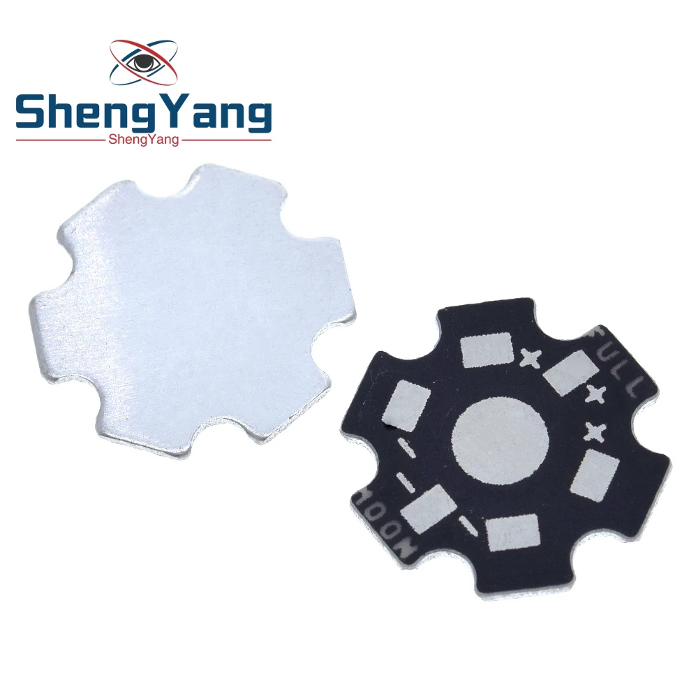 LED Heat Sink TZT 10pcs/lot 1W 3W 5W High Power LED Heat Sink Aluminum Base Plate