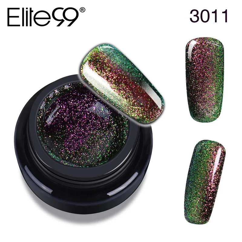 3011 Elite99 3D гель-хамелеон лак для ногтей Soak Off UV светодиодный гель Лаки верхняя основа под лак Искусство Маникюр гель лак для ногтей - Цвет: 3011