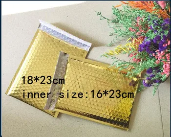 

Qi gold envelope gold bubble mailer bag wedding bubbles envelope packaging bubble large aluminum bubble envelopes gold gift bag