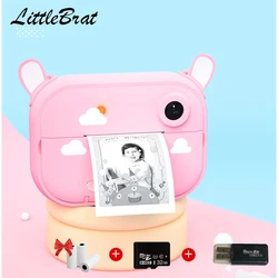 Appareil Photo instantané pour enfants, 1080P, appareil Photo numérique, jouets pour filles et garçons, cadeaux d'anniversaire 