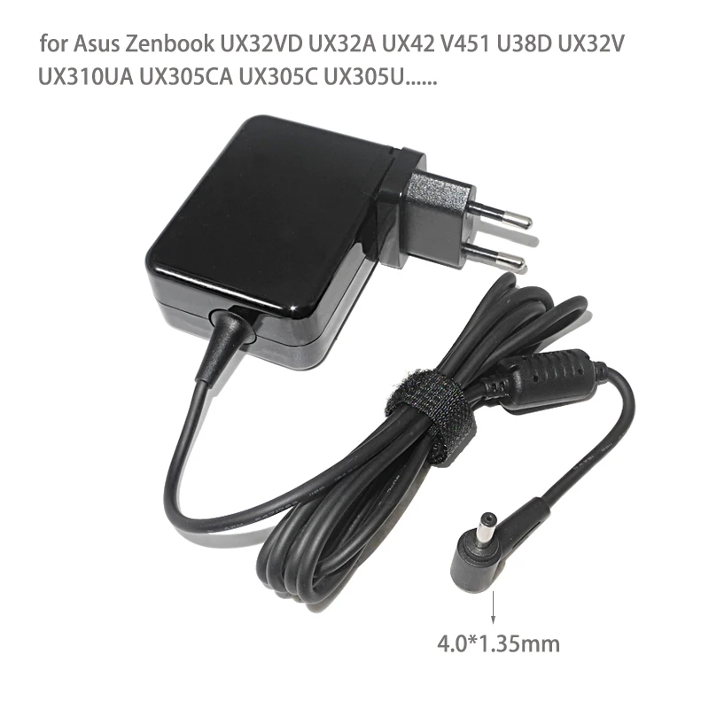 Зарядное устройство для Asus Vivobook S200 S200E Q200 Q200E Q302LA UX32VD UX32A UX42 U38D UX32V UX303UA 65 Вт |