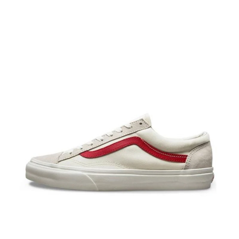 Аутентичные VANS Old Skool Скейтборд Спортивная обувь для мужчин и женщин классический ретро низкий холст унисекс кроссовки белый зеленый VNOA3MVLQC5
