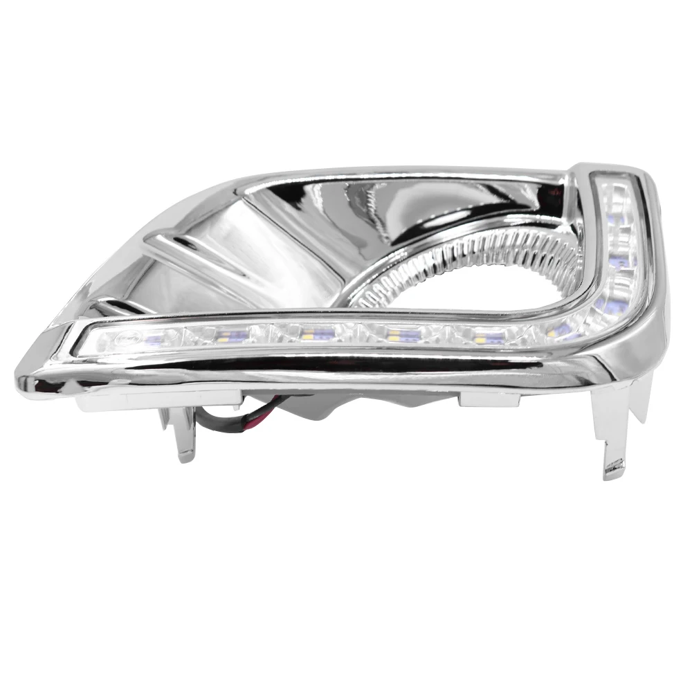 Дневные ходовые огни для Toyota Prado 150 Fj150 LC150 2010-2013 Land Cruiser DRL противотуманная фара, светодиодный фонарь дальнего света