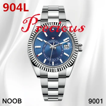 

Men's Mechanical watch 326934 noob 1:1 clone 9001movement manually adjust month Oyster bracelet watchband Asian 23j movement AAA