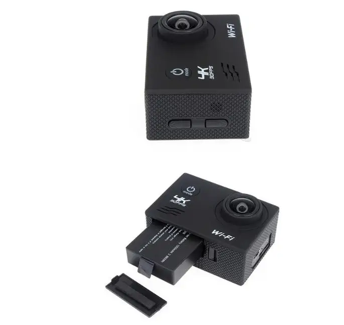 Wifi Экшн камера Ultra HD 4K 30fps 16MP 170 Wide Angel Sport Мини DVR Go Водонепроницаемая