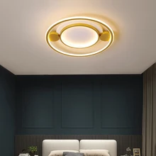 

Gold Black Led Ceiling Lights for Hotel Living Room Bedroom Study Home Decoration Minimalist Luxury Atmosphere Interior Lighting