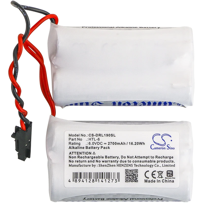 Cameron Sino для Saflok 6800-12-1 6800121, S90040, выберите 6 2700 mAh/16,20 WH