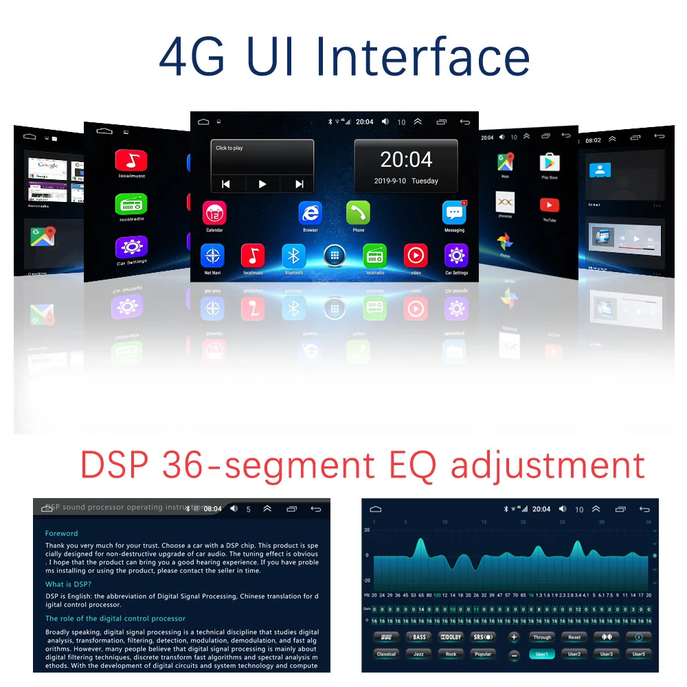 2G+ 32G DSP 2 din Android 8,1 4G сеть для автомобиля радио мультимедиа видео плеер для Ford Focus 3 2012 2013 Wi-Fi, BT