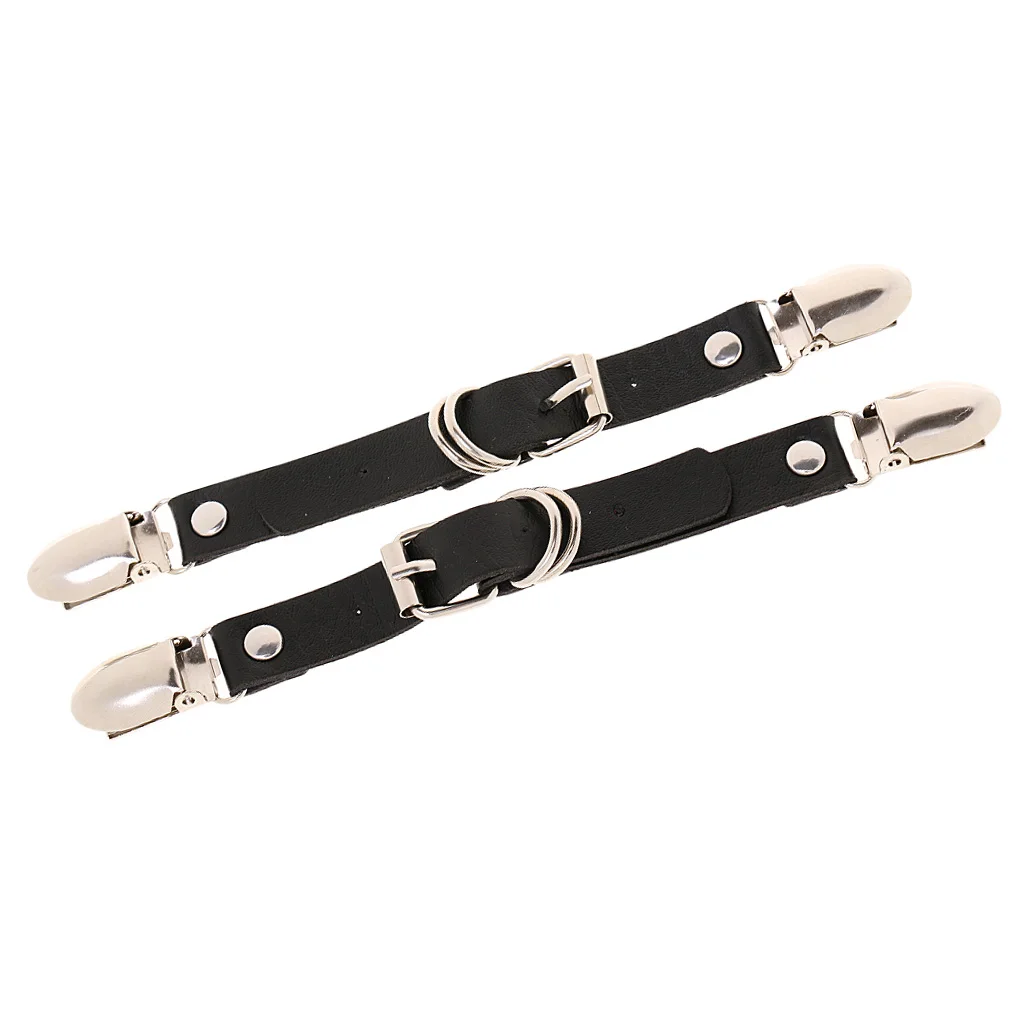 2 Pairs Sexy Women Elastic Leather Leg Harness Garter Straps Thigh High Stockings Corset Belt Clips Suspender Dress Accessories