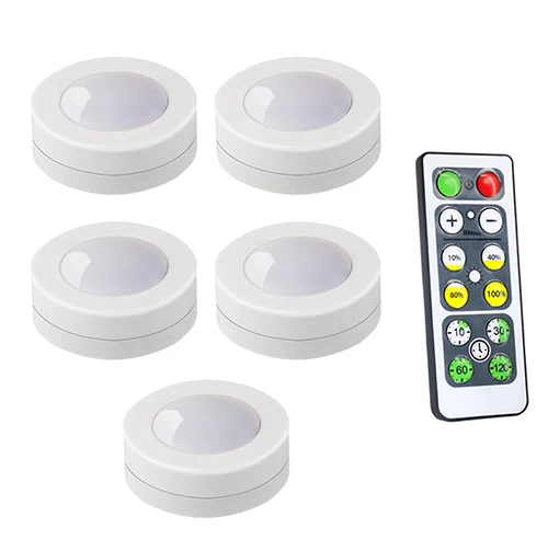 5 lamp 1 controller Датчик касания с регулируемой яркостью под шкафом свет Светодиодные шайбы беспроводной светильник Прожекторы для шкафа шкаф Прихожая Ночная лампа - Цвет: 5 lamp 1 controller