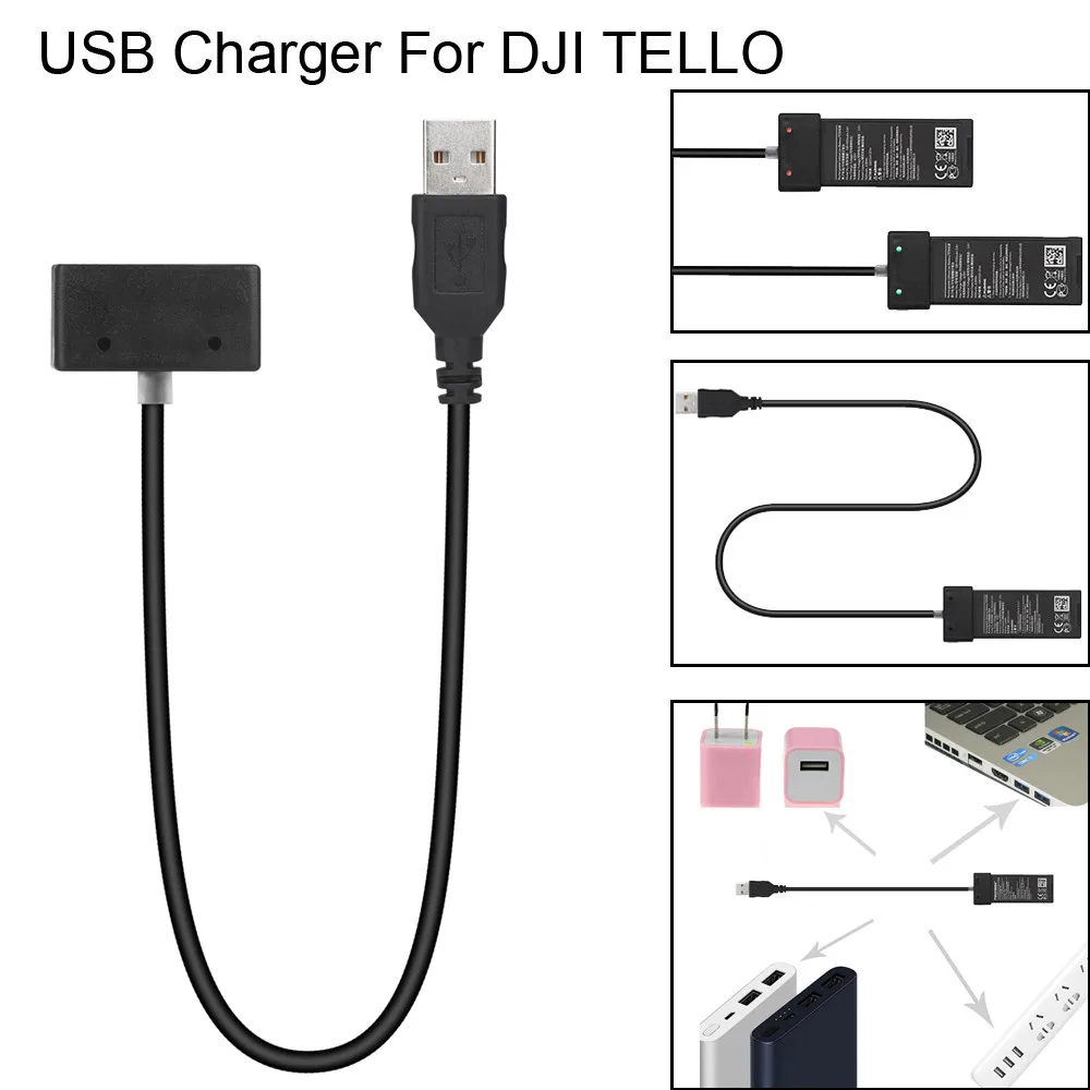 USB Drone Battery Charger Hub RC Intelligent Fast Charging For DJI Tello Drone 75cm Accessories #BL3 Lipo Battery Charger Drone Battery Charger
