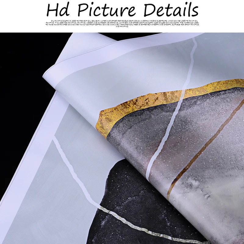 Абстрактные желтые и Черные Блоки Холст Картина модный постер печать странная