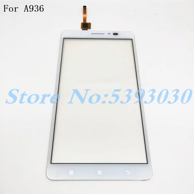 Новинка 6,0 дюймов Переднее стекло сенсорный экран дигитайзер для lenovo Note 8 A936 Note 8 мобильный телефон сенсор ремонт