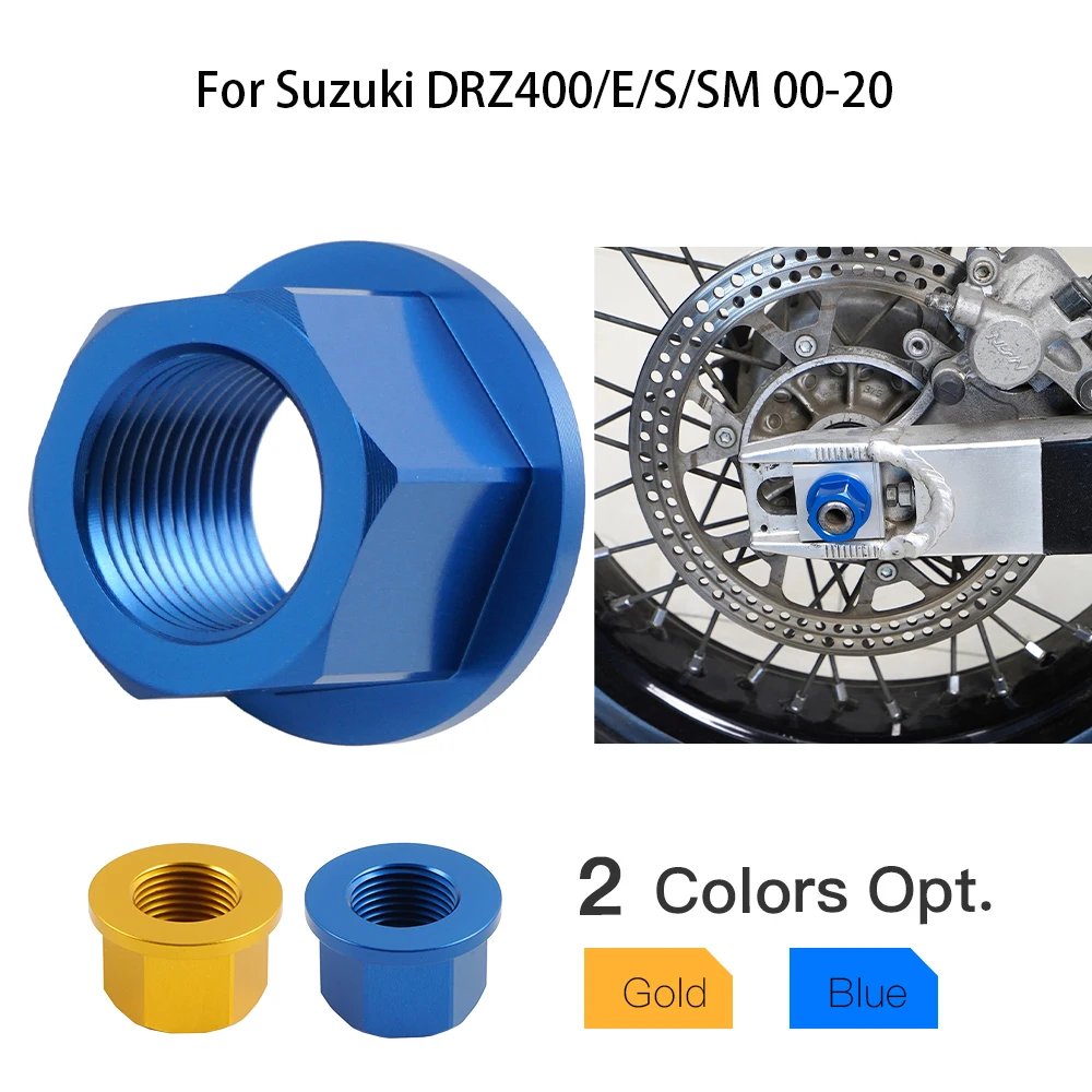 

M18XP1.5 Rear Axle Shaft Lock Flanged Nut For DRZ400 DRZ400E DRZ400S DRZ400SM DRZ DR-Z 400 400E 400S 400SM S E SM 00-22 2019