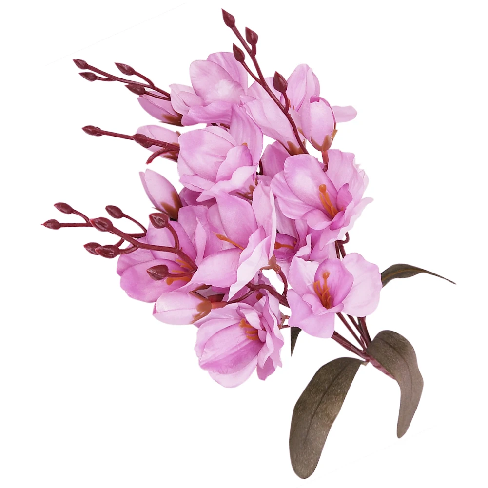 Искусственный шелк 45 см 5 веток магнолия украшение для дома гостиничный стол