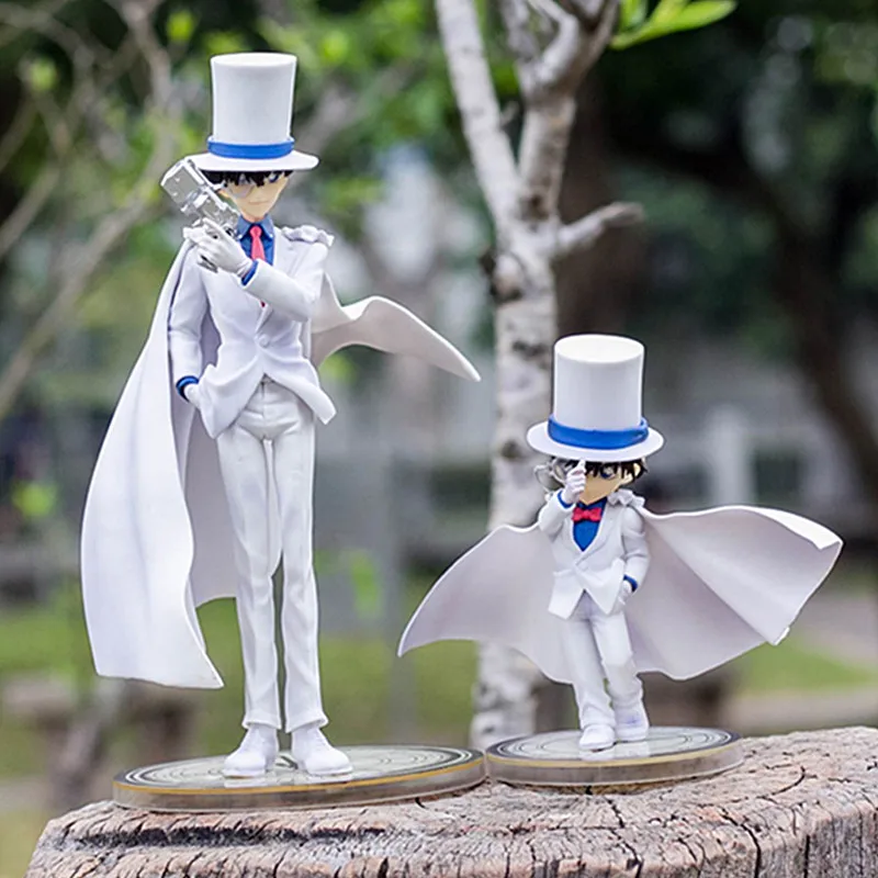 Фигурка детектива Конана Kaitou Kiddo, фигурка в масштабе, окрашенная фигурка эдогава Конан, ПВХ Фигурки Brinquedos аниме A147