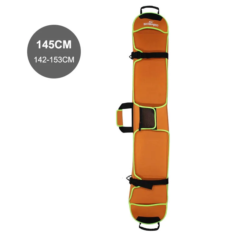 Лыжная сумка Толстая Водостойкая Защитная крышка переноска сумки с одним/двойным плечевым ремнем для сноубординга