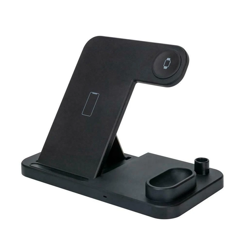 

Qi Wireless Charger for Apple Watch 1234 Iphone XS x Galaxy S9 4 In1 Folding Wireless Fast Charger