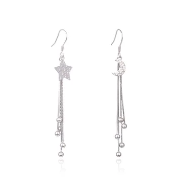 

S925 Sterling Silver Women Wedding Engagement Long Earrings Perfect Jewelry Gift Beautiful Ear Jewelry for Girl CHDBR003481