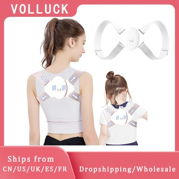 

Adjustable Smart Intelligent Posture Corrector Back Support Vibration Reminder Upper Back Brace Clavicle Support for Men Women