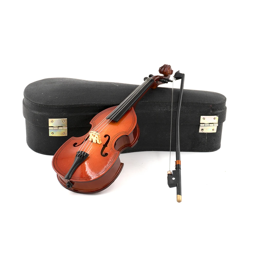 Miniatur Gambe Mini Musikinstrument Dekoration