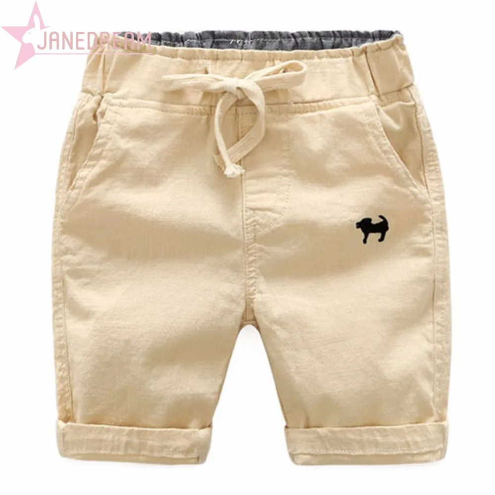 Janedream Summer Beach Baby Infant Boy Shorts Casual Embroidery Children Pants Trousers Clothing